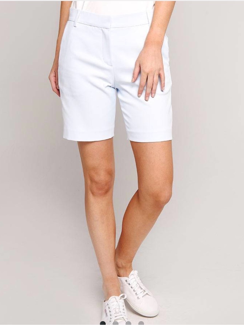 Tory Sport Light Blue Tailored Bermuda Shorts